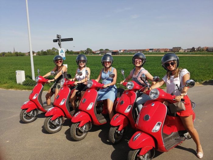 vlaamse ardennen vespa